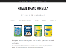 Tablet Screenshot of privatebrandformula.com